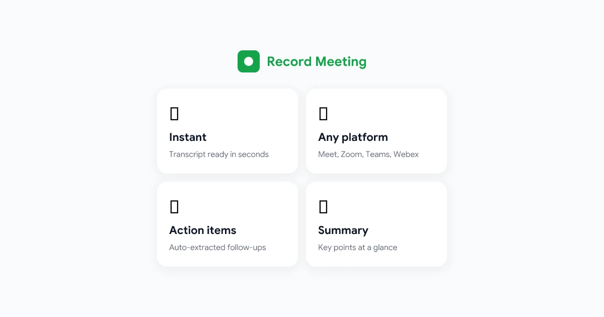 Best Meeting Recording Software in 2026 - Compared